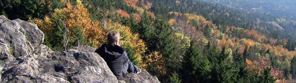 Blick vom Kaitersberg im Bayerischen Wald